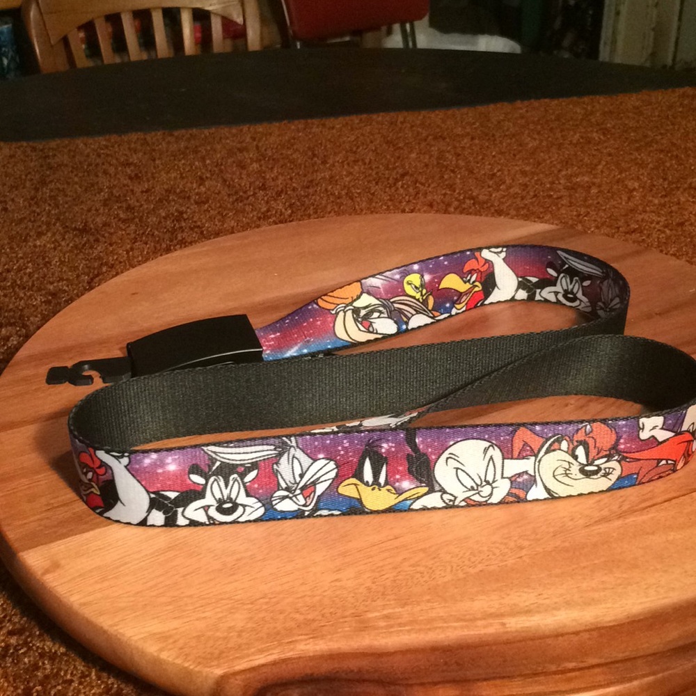 NWT Belt Looney Tunes Space Jam With Clip Buckle